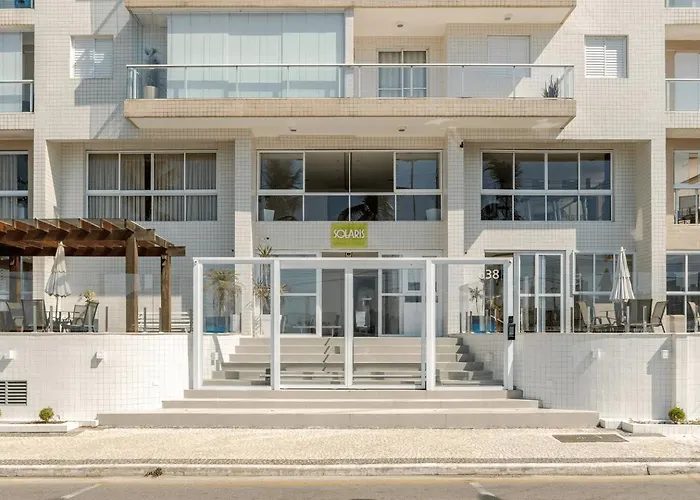 Apto - Predio De Frente Para Praia - Asturias - Guaruja - 2 Vagas Garagem - Wi-Fi E Ar Condicionado
